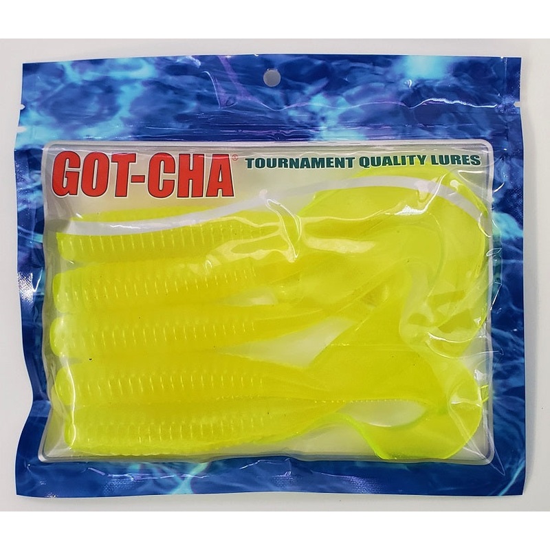 sea-striker-got-cha-curltail-grub-chartreuse-8-5pk_1 Sea Striker Got-Cha Curltail Grub Chartreuse 8 5pk