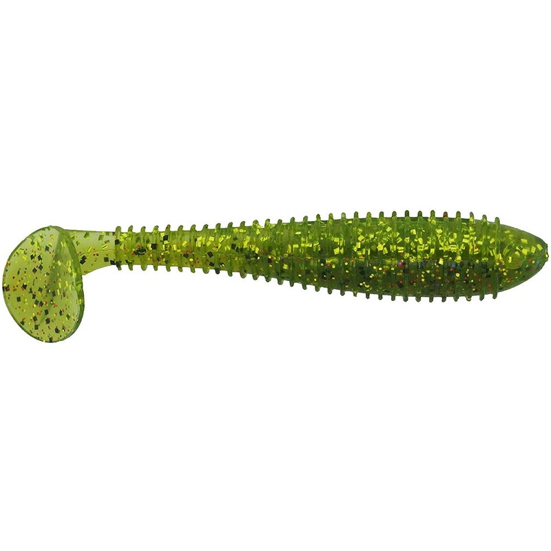 SaltWater Assassin Lit’l Boss Chartreuse Toad 3-1/2 6pk