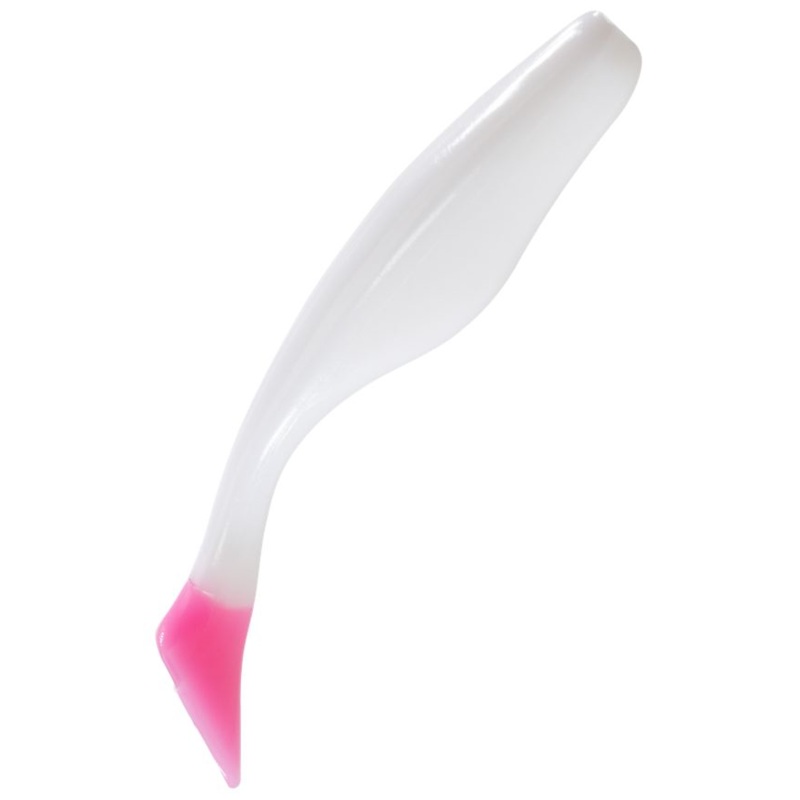 SaltWater Assassin Sea Shad White/Pink 4 10pk