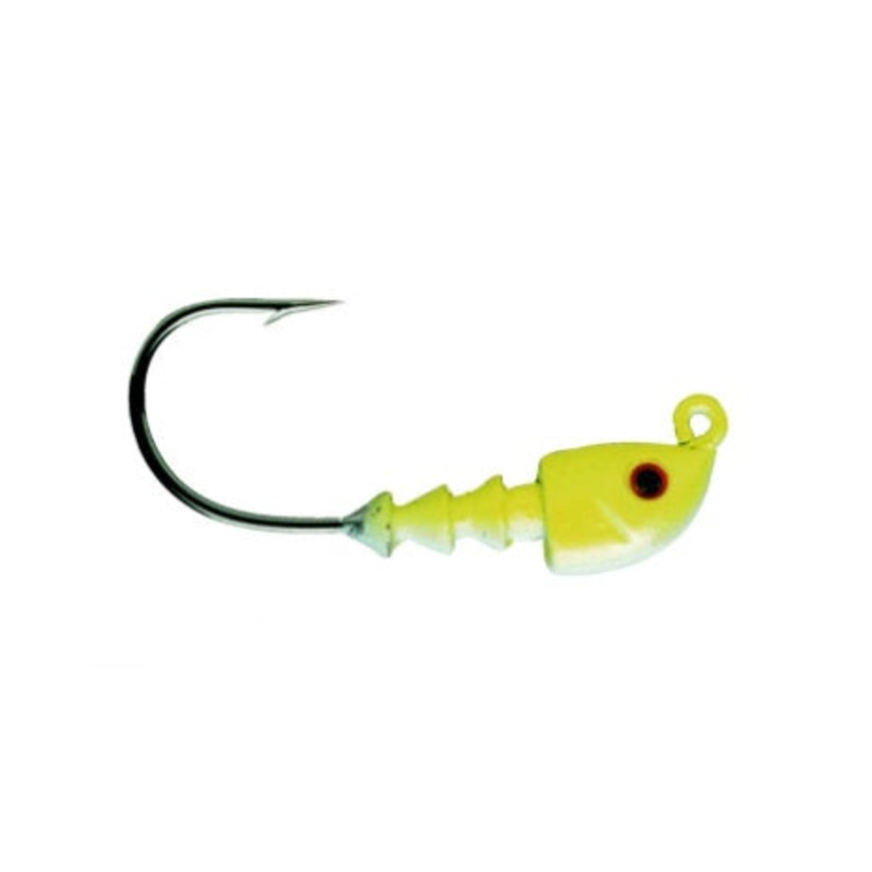 Bass Assassin Flash Jighead Chartreuse 1/2oz 4pk