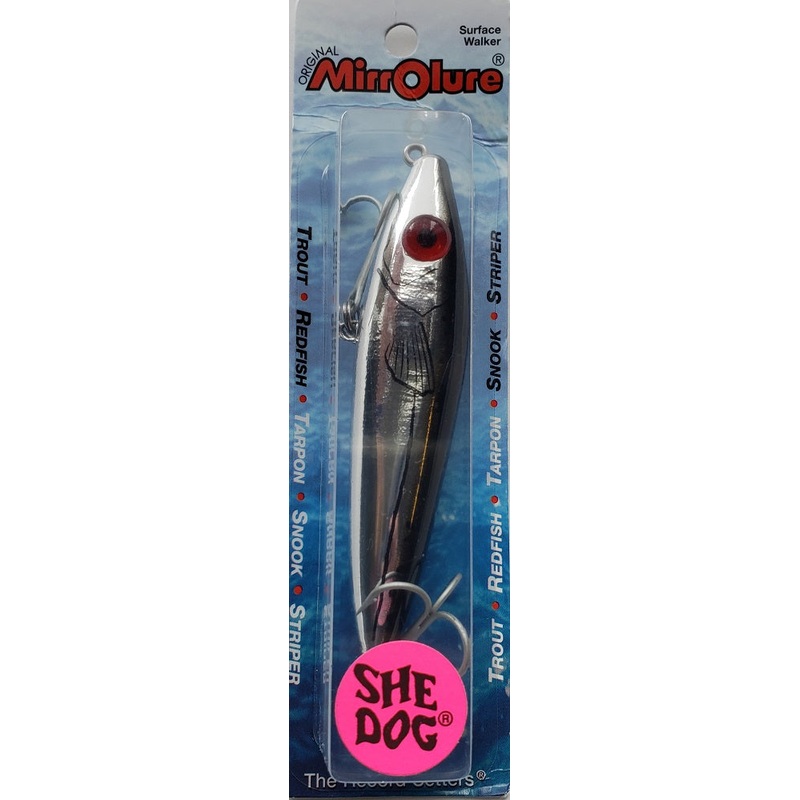 MirrOlure She Dog Surface Walker 83MR-CRBK