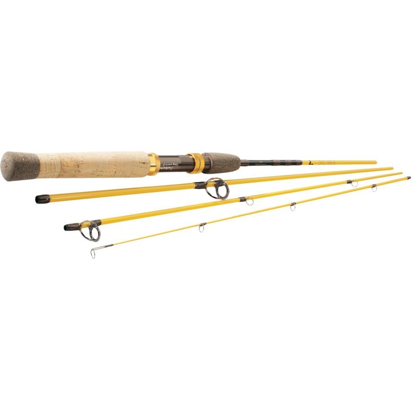 Eagle Claw Trailmaster 4-pc Spinning/Fly Travel Rod 7′ 6 TML76SF4