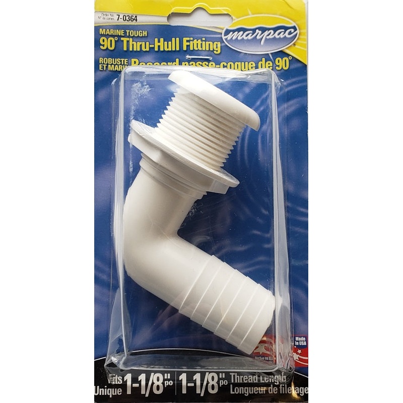 Marpac 90 Thur-Hull Fitting 7-0364