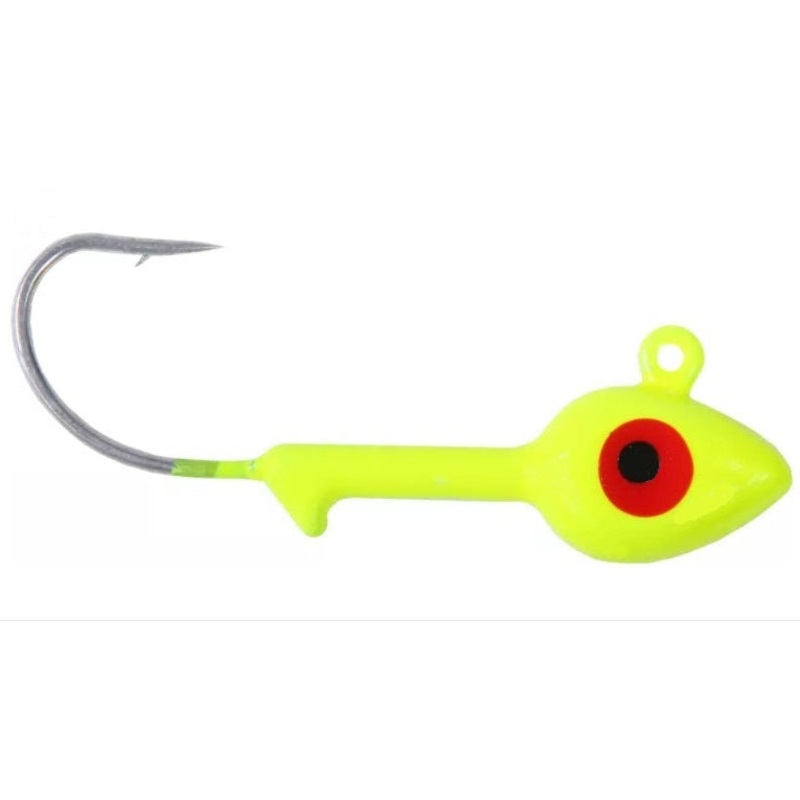 Sea Striker Got-Cha Jig Heads Chartreuse 1/2oz 10pk