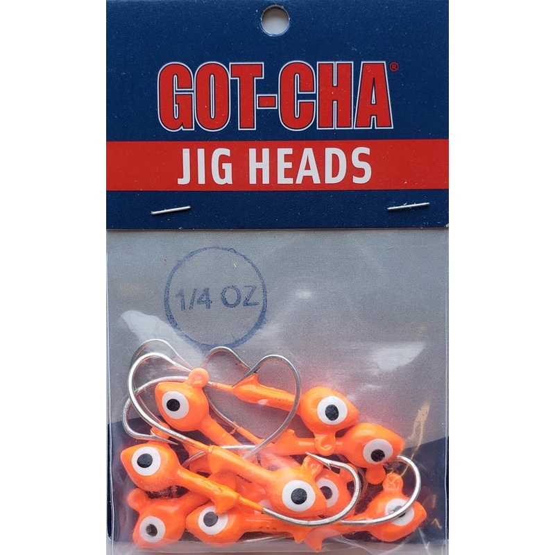 sea-striker-got-cha-jig-heads-orange-1-4oz-10pk_1 Sea Striker Got-Cha Jig Heads Orange 1/4oz 10pk