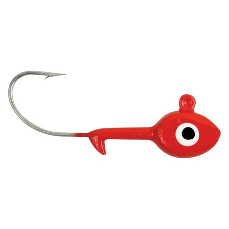 Sea Striker Got-Cha Jig Heads Red 1/4oz 10pk