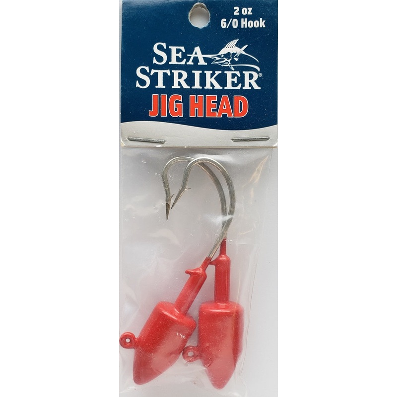 sea-striker-got-cha-jig-heads-red-2oz-2pk_1 Sea Striker Got-Cha Jig Heads Red 2oz 2pk