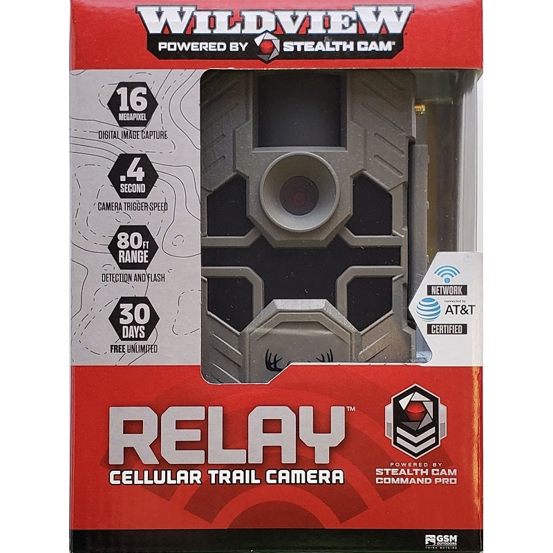 Stealth Cam Wildview Relay Cellular Trail Camera (AT&T) STC-WVATW