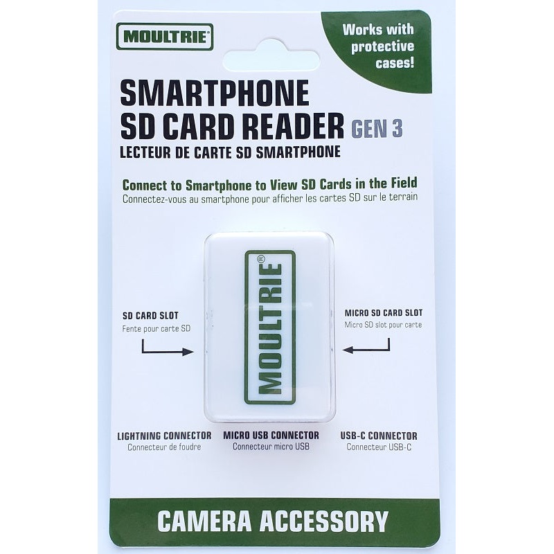 Moultrie Smartphone SD Card Reader Gen 3 MCA-13488
