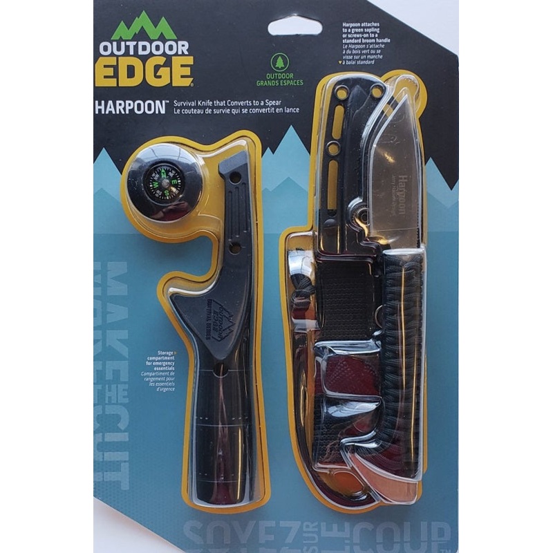 Outdoor Edge Harpoon Survival Knife Combo HAR-1C