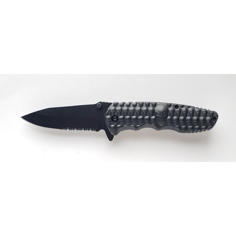 Sona Skull Folding Pocket Knife T273843