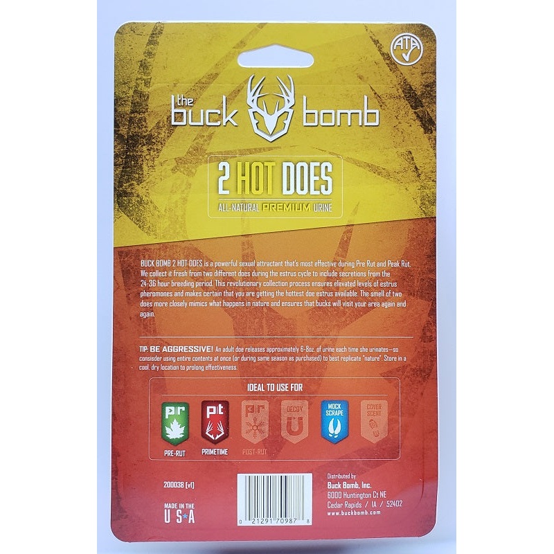 the-buck-bomb-2-hot-does-with-wicks-4oz_1 The Buck Bomb 2 Hot Does with Wicks 4oz