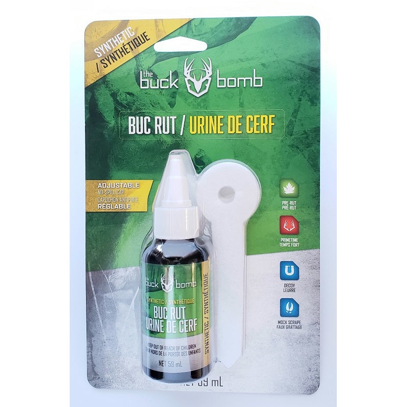 The Buck Bomb Synthetic Buc Rut 2oz w/ Wicks