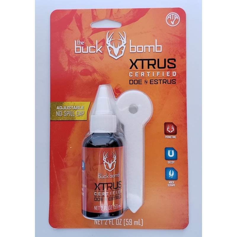 The Buck Bomb XTRUS Certified Doe N Estrus 2oz w/ Wicks