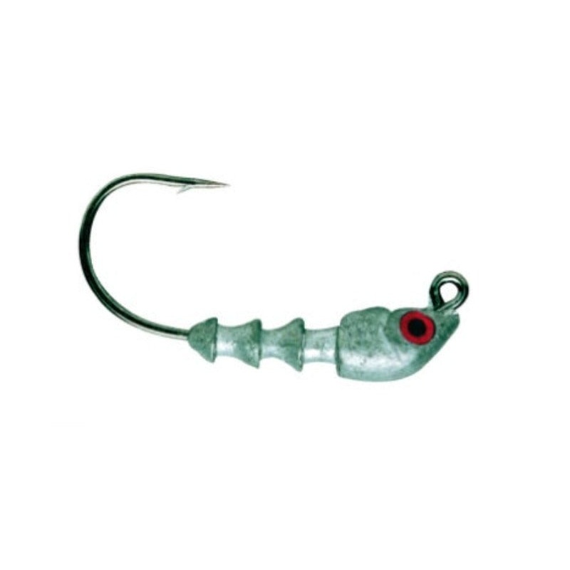 Bass Assassin Lead/Red Eye Jighead 1/8oz 4ct