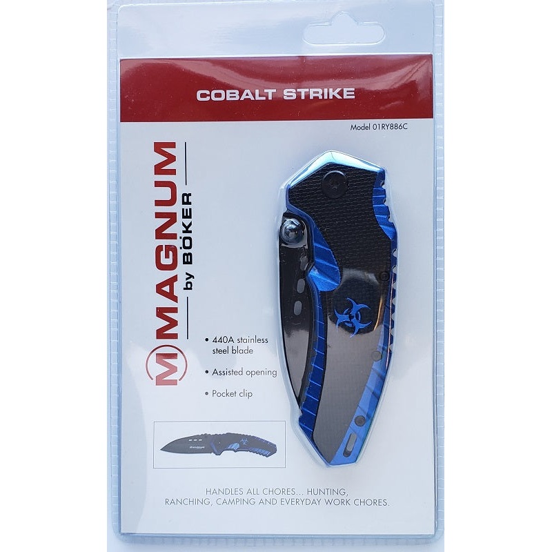 Boker Magnum Cobalt Strike Folding Knife 01RY886C