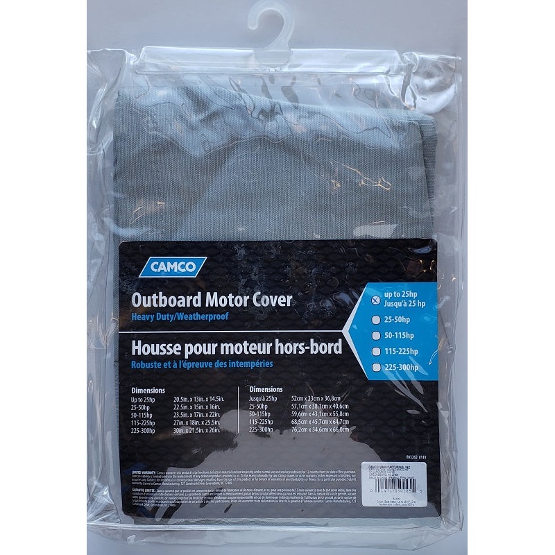 Camco Outboard Motor Cover for Up to 25HP