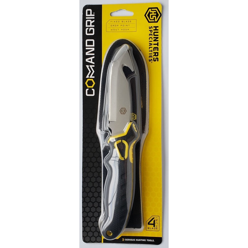 Hunter’s Specialties Command Grip Knife with Gut Hook