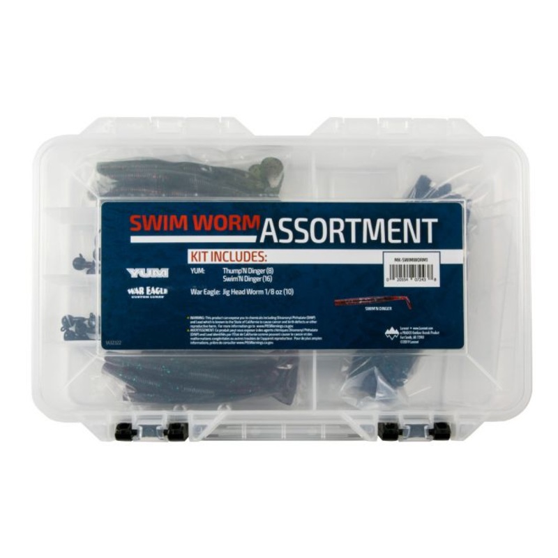 Pradco Swim Worm Assortment Kit