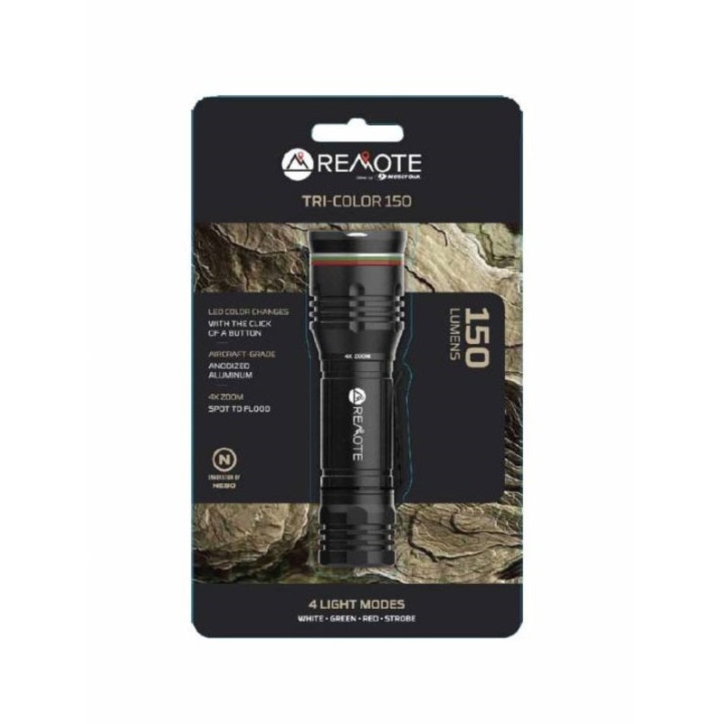 Remote Tri-Color 150 Lumens Flashlight
