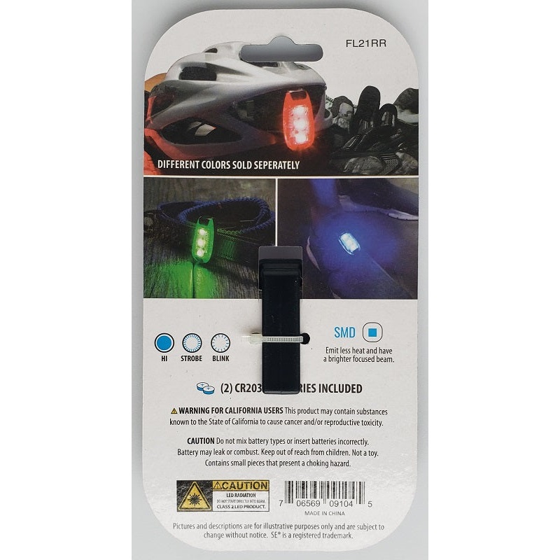 se-red-safety-light-30-lumens-fl21rr_1 SE Red Safety Light 30 Lumens FL21RR