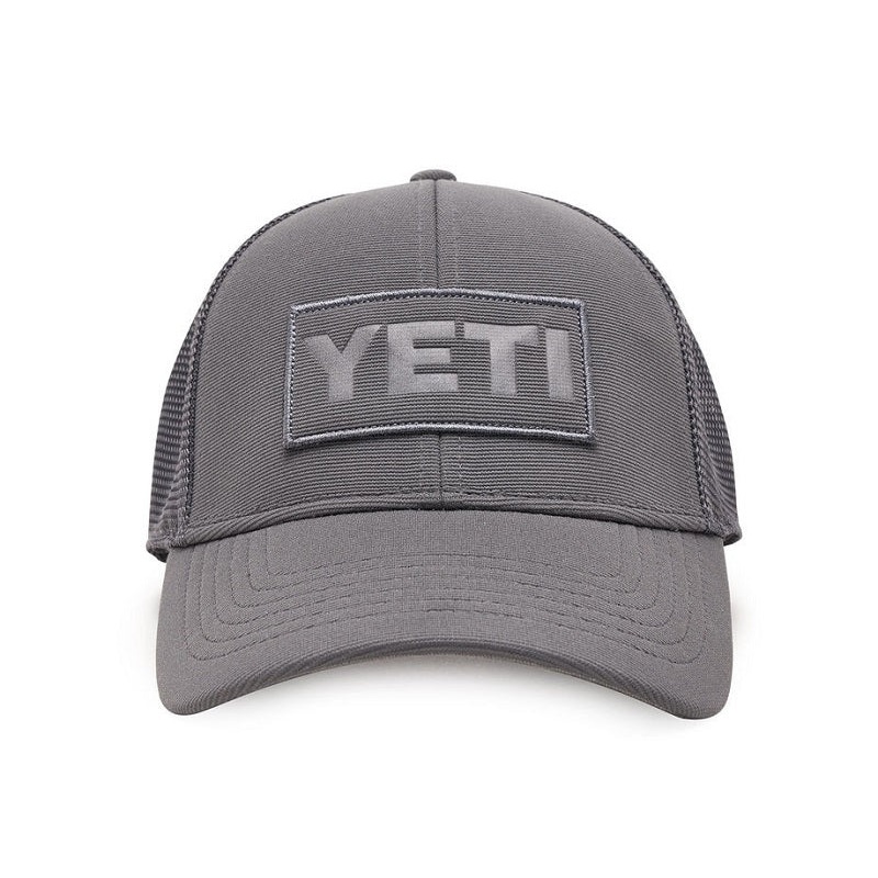 Yeti Grey on Grey Trucker Hat|Grey|OSFM
