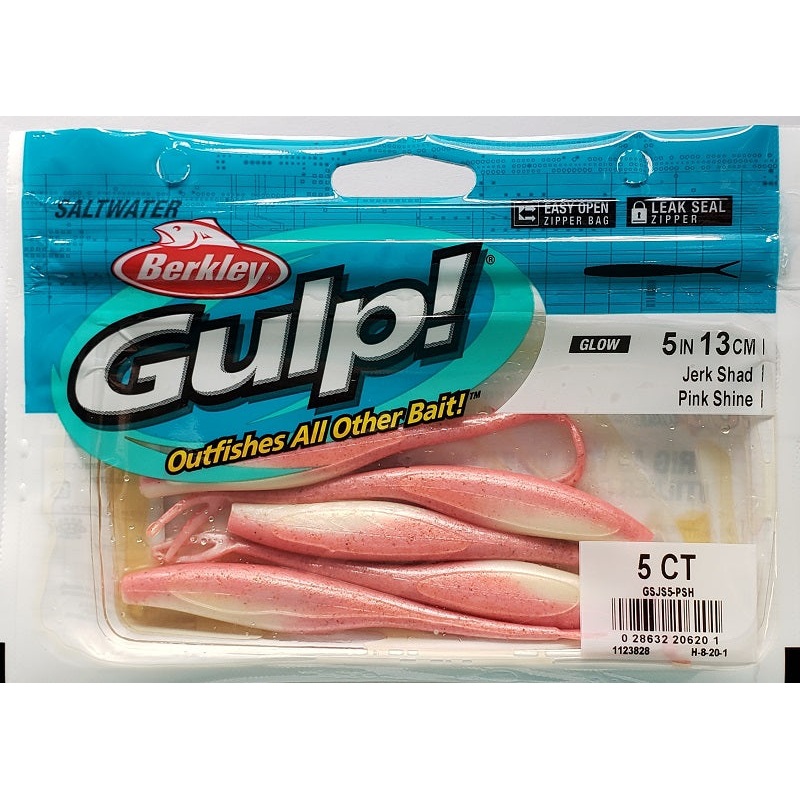 berkley-gulp-jerk-shad-pink-shine-5-5pk_1 Berkley Gulp! Jerk Shad Pink Shine 5 5pk
