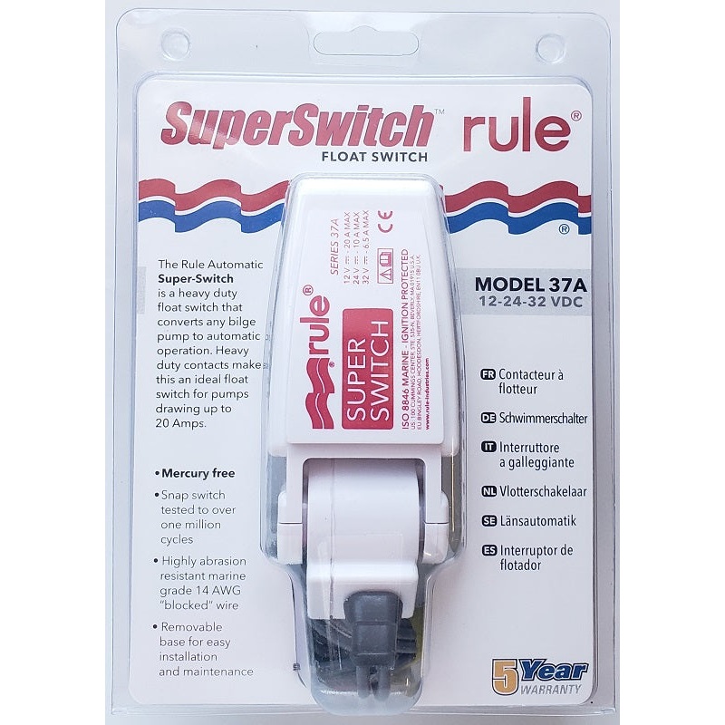 Rule SuperSwitch Float Switch 37A
