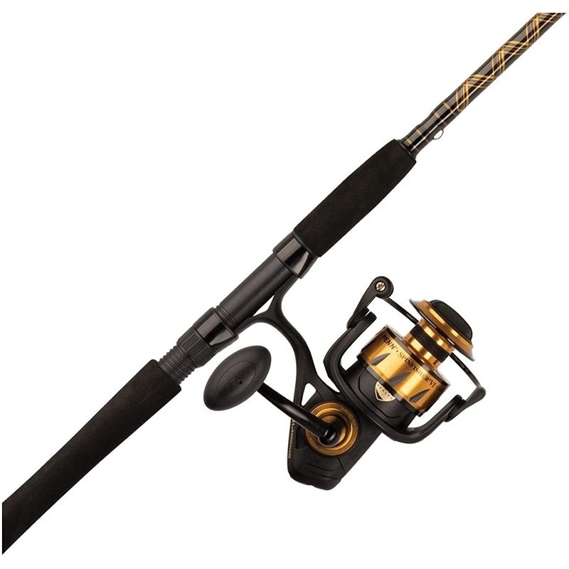 Penn Spinfisher VI 5500 Spinning Reel and Rod Combo SSVI5500802MH