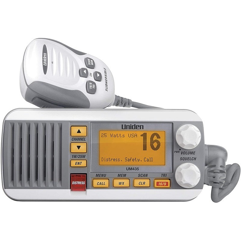 Uniden VHF Marine Radio UM435 White
