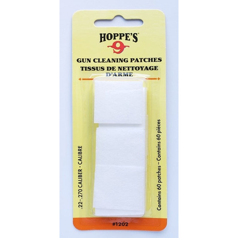 Hoppe’s Gun Cleaning Patches .22-.270 Cal. 1202