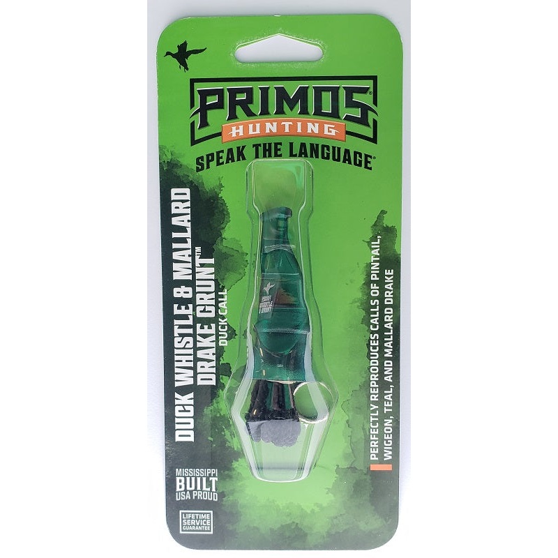 Primos Duck Whistle & Mallard Drake Grunt Call 813