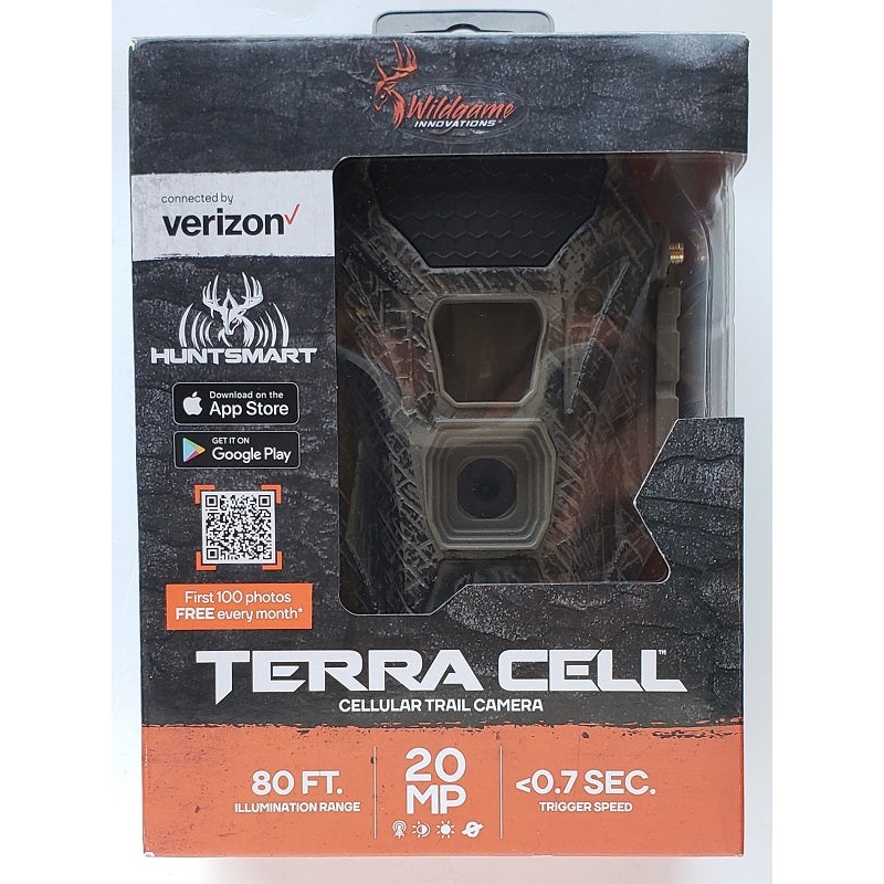 Wildgame Terra Cell 20MP Cellular (Verizon) Trail Camera WGI-TERAWVZ