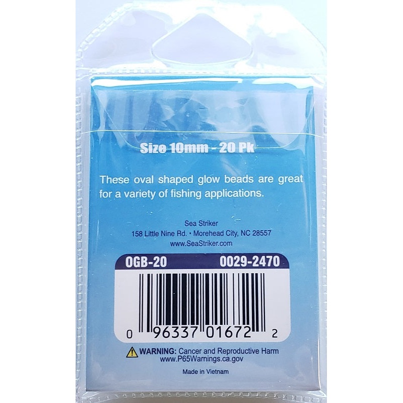 billfisher-luminous-glow-green-beads-10mm-20pk_1 Billfisher Luminous Glow Green Beads 10mm 20pk