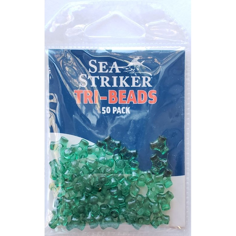 sea-striker-plastic-tri-beads-kelly-green-tri-kg_1 Sea Striker Plastic Tri-Beads – Kelly Green TRI-KG