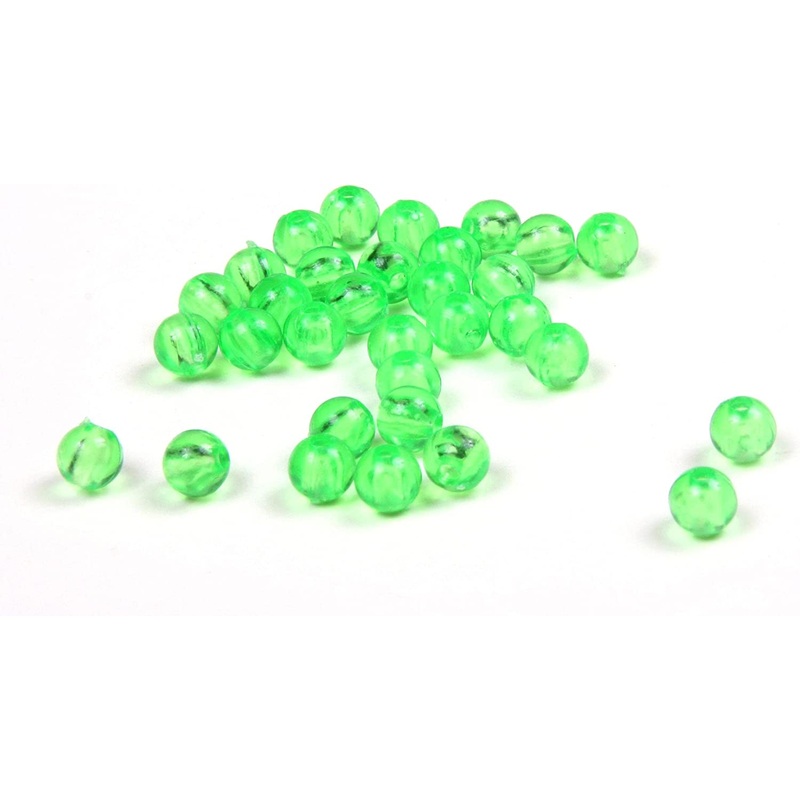 Sea Striker Round Plastic Beads – Chartreuse