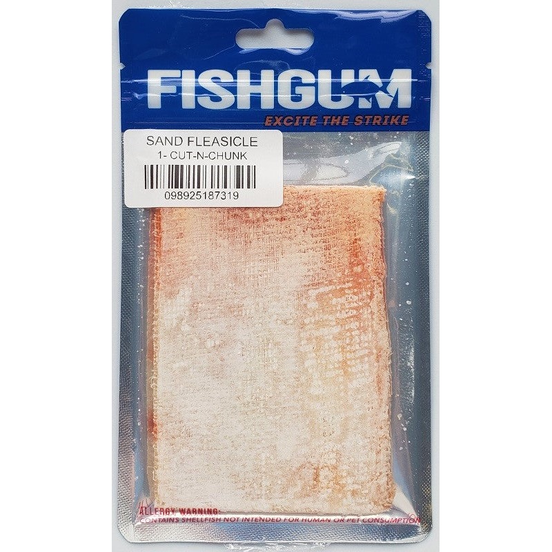 FISHGUM Excite The Strike 1-Cut-N-Chunk Sand Fleasicle