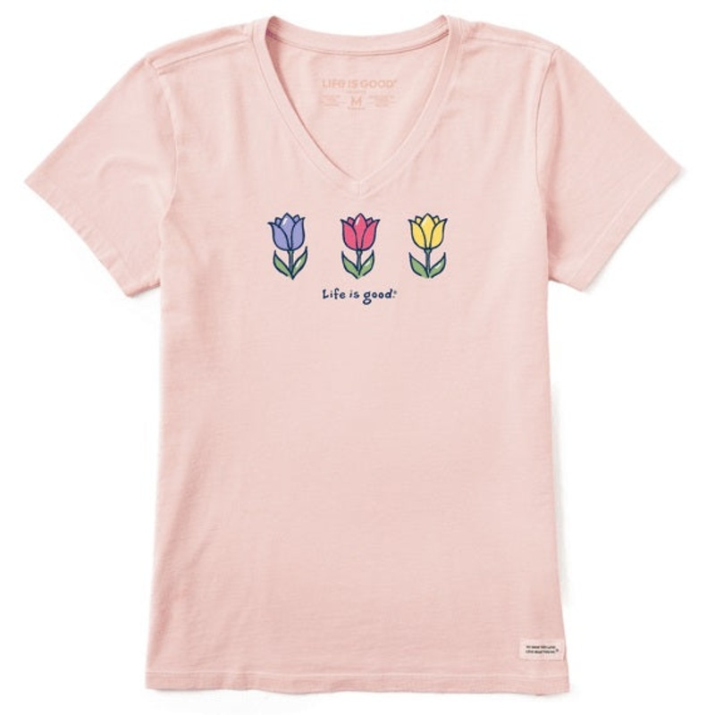 Life Is Good W Crusher Vee Three Tulips 89333