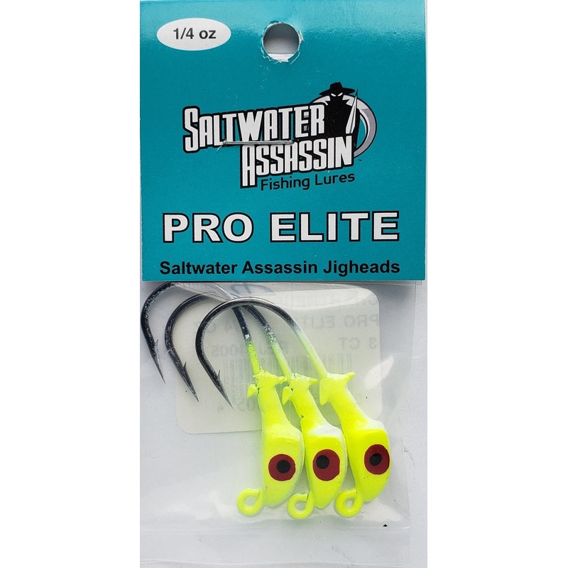 saltwater-assassin-pro-elite-jigheads-chartreuse-1-4oz-3pk_1 Saltwater Assassin Pro Elite Jigheads Chartreuse 1/4oz 3pk