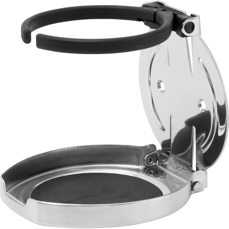 Sea-Dog Adjustable Folding Drink Holder – 304 Stainless Steel [588250-1]
