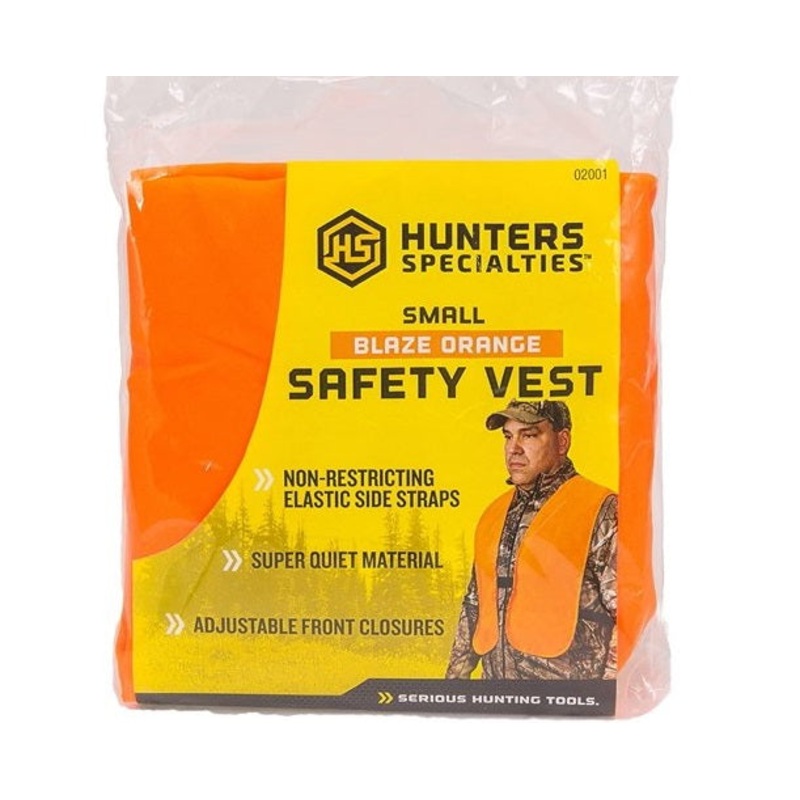 Hunter’s Specialties Blaze Orange Safety Vest Small
