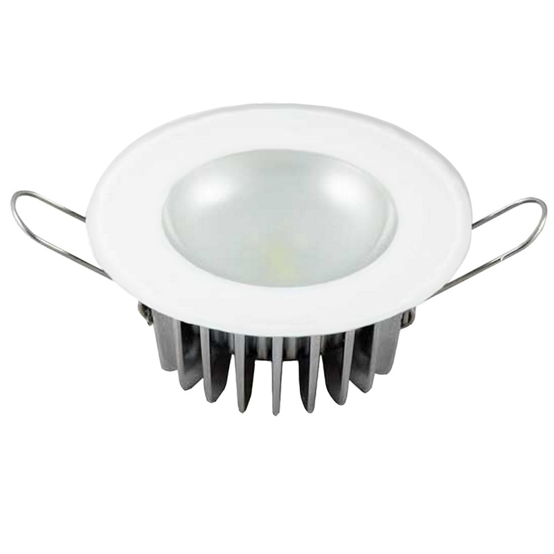 Lumitec Mirage – Flush Mount Down Light – Glass Finish/No Bezel – Warm White Dimming [113199]