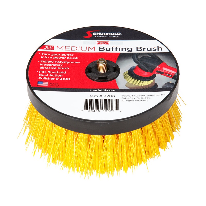 Shurhold 6-1/2 Medium Brush f/Dual Action Polisher [3206]