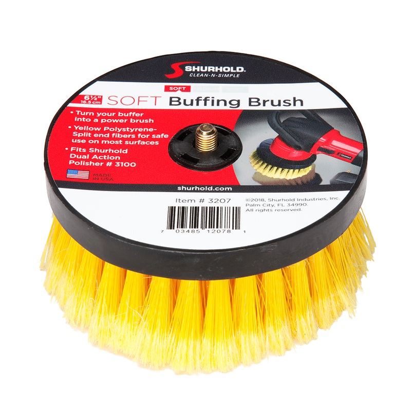 Shurhold 6-1/2 Soft Brush f/Dual Action Polisher [3207]