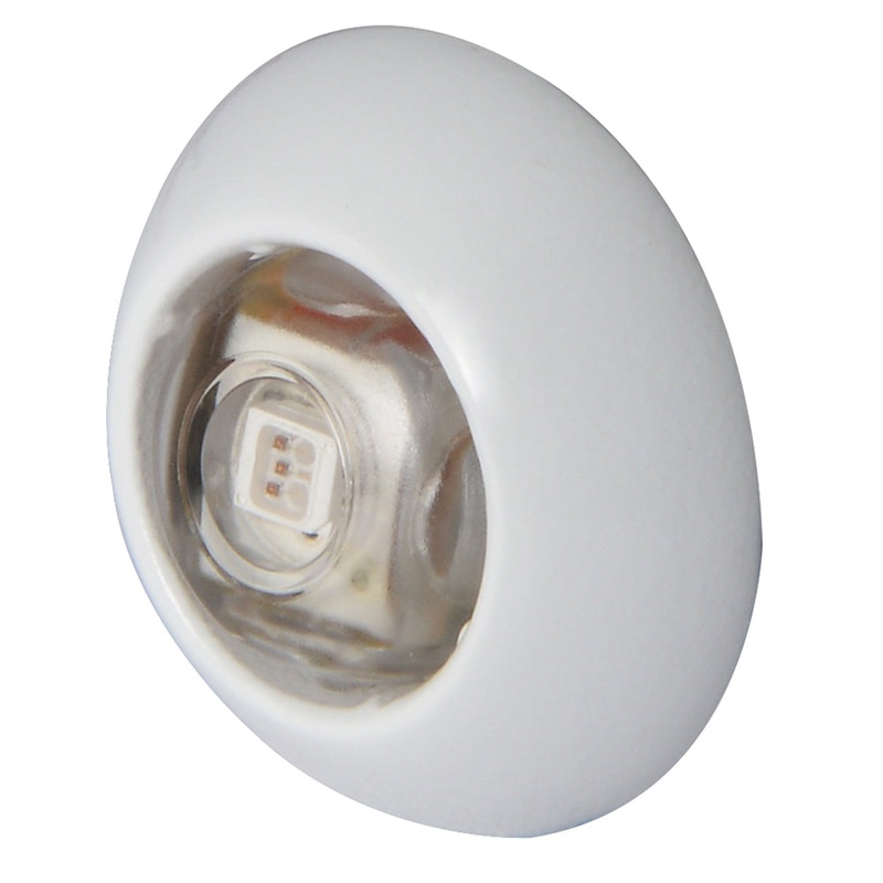 Lumitec Exuma Courtesy Light – White Housing – Blue Light [101053]
