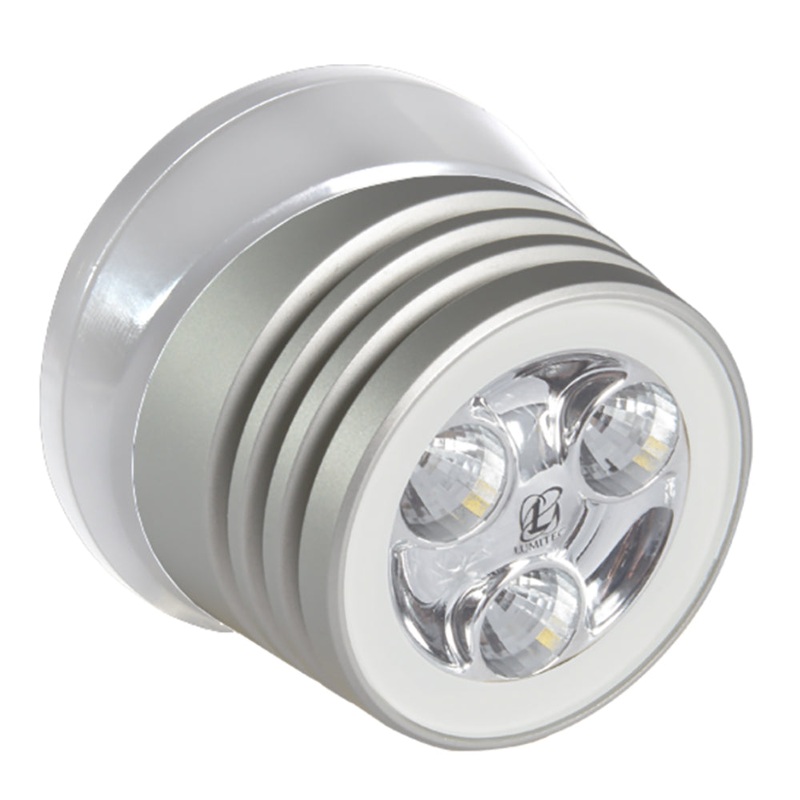 Lumitec Zephyr LED Spreader/Deck Light – Brushed White Base – White Non-Dimming [101325]