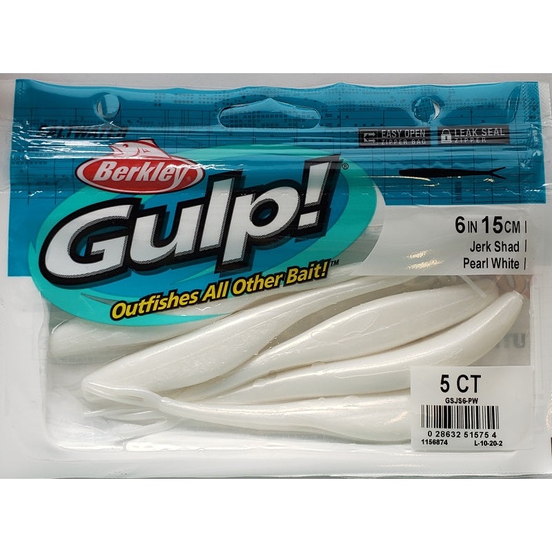 berkley-gulp-jerk-shad-white-6_1 Berkley Gulp! Jerk Shad White 6
