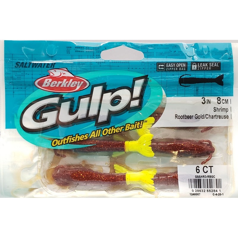 berkley-gulp-shrimp-rootbeer-gold-chartreuse-3_1 Berkley Gulp! Shrimp Rootbeer Gold/Chartreuse 3
