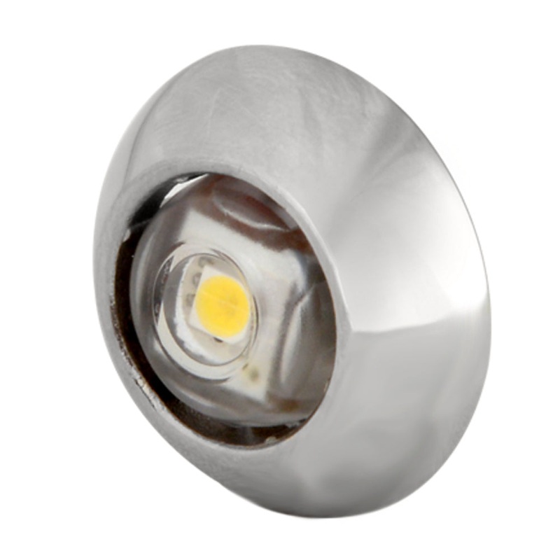 Lumitec Exuma Courtesy Light – Polished Stainless Housing – White Light [101049]