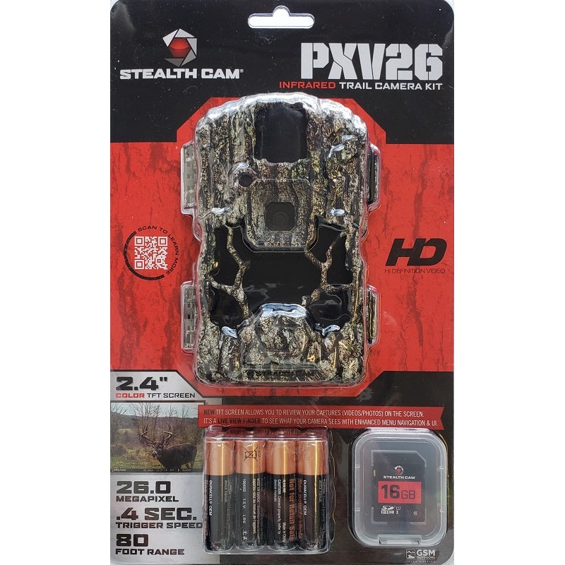 Stealth Cam Prevue 26 Infrared Trail Camera Kit PXV26